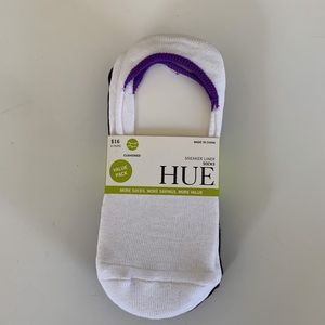 Hue value pack Sneaker Liner Socks 5 Pair